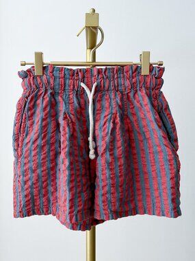 Urban Outfitters Seersucker Stripe Shorts | Ruffle Waist | XS